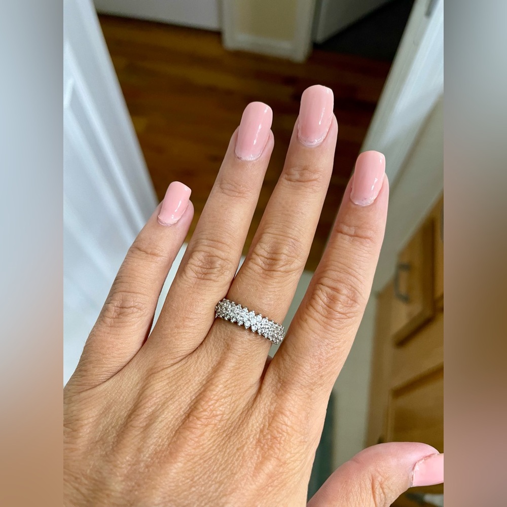 White sapphire ring - size 7